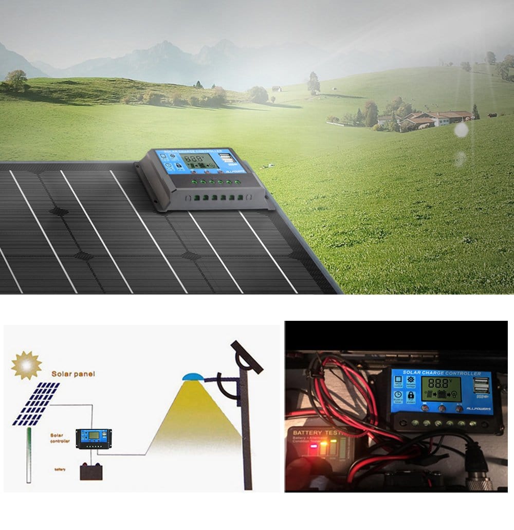 ALLPOWERS 20A Solar Charger Controller