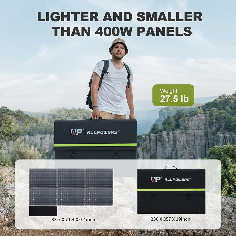 ALLPOWERS Solar Generator Kit 2400W (S2000 Pro + SP039 600W Solar Panel)