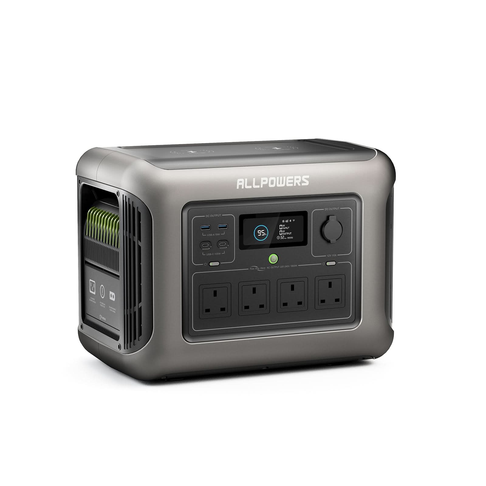 ALLPOWERS R1500 Portable Power Station 1800W 1152Wh LiFeP04 Battery