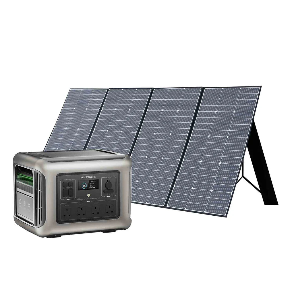 ALLPOWERS R2500-V2 UK Plugs Sockets Portable Power Station 2500W 1920Wh LiFePO4 Battery