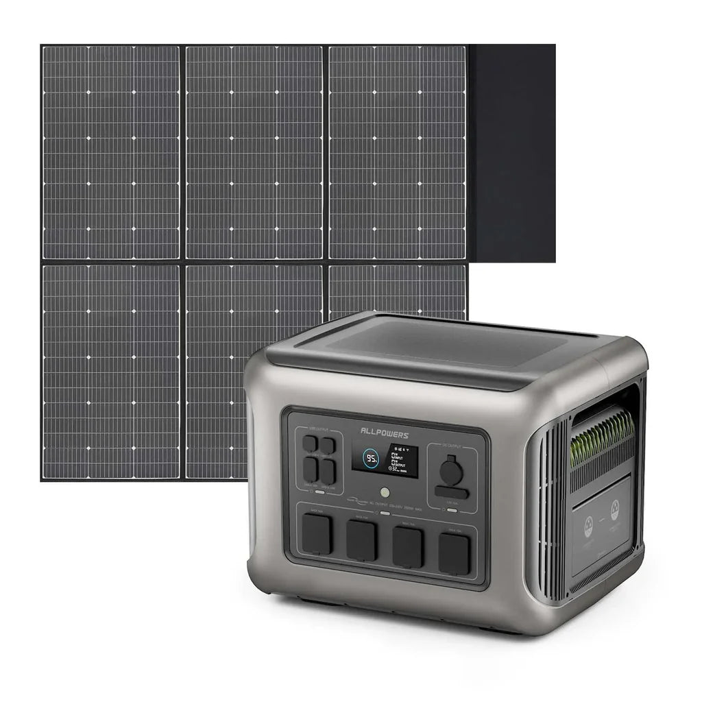 ALLPOWERS R2500-V2 UK Plugs Sockets Portable Power Station 2500W 1920Wh LiFePO4 Battery