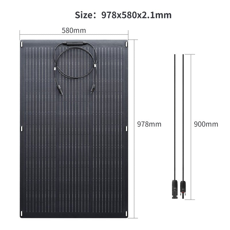 ALLPOWERS Solar Generator Kit 2400W (S2000 Pro + SF100 100W Flexible Solar Panel)