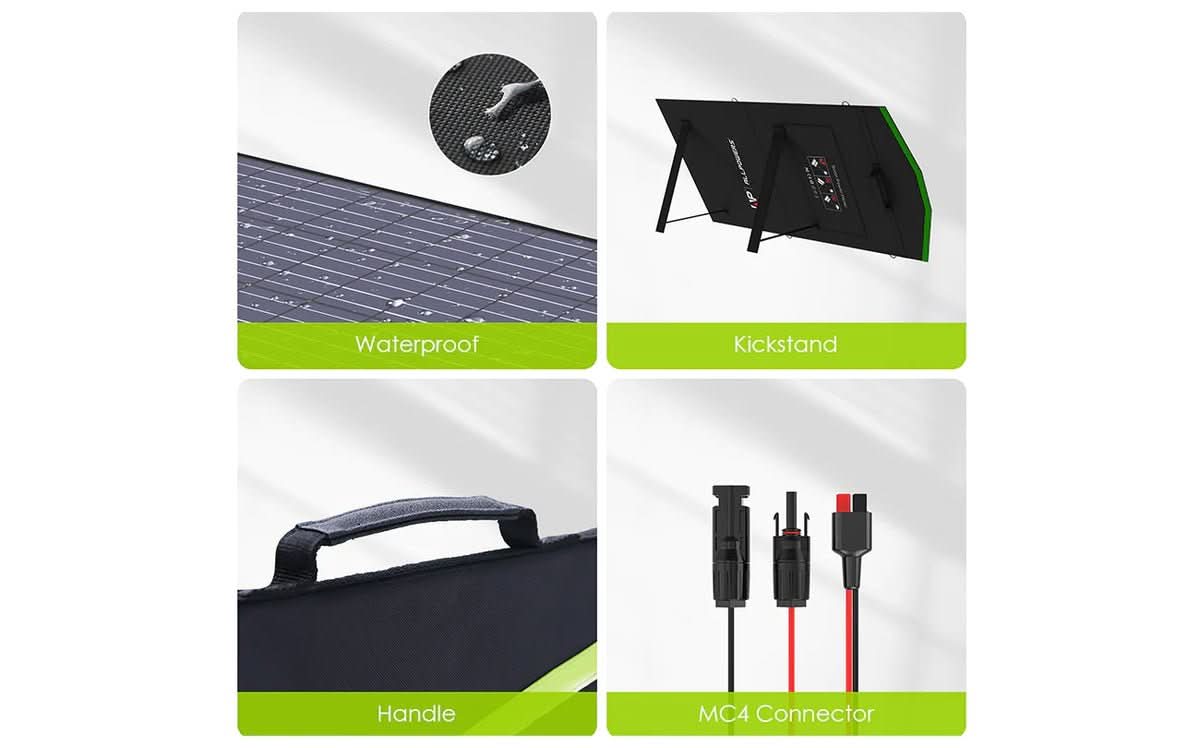ALLPOWERS Solar Generator Kit 2000W (S2000 + SP027 100W Solar Panel)