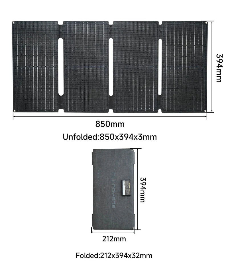 ALLPOWERS SOLAX SE60 Monocrystalline Solar Panel 60W