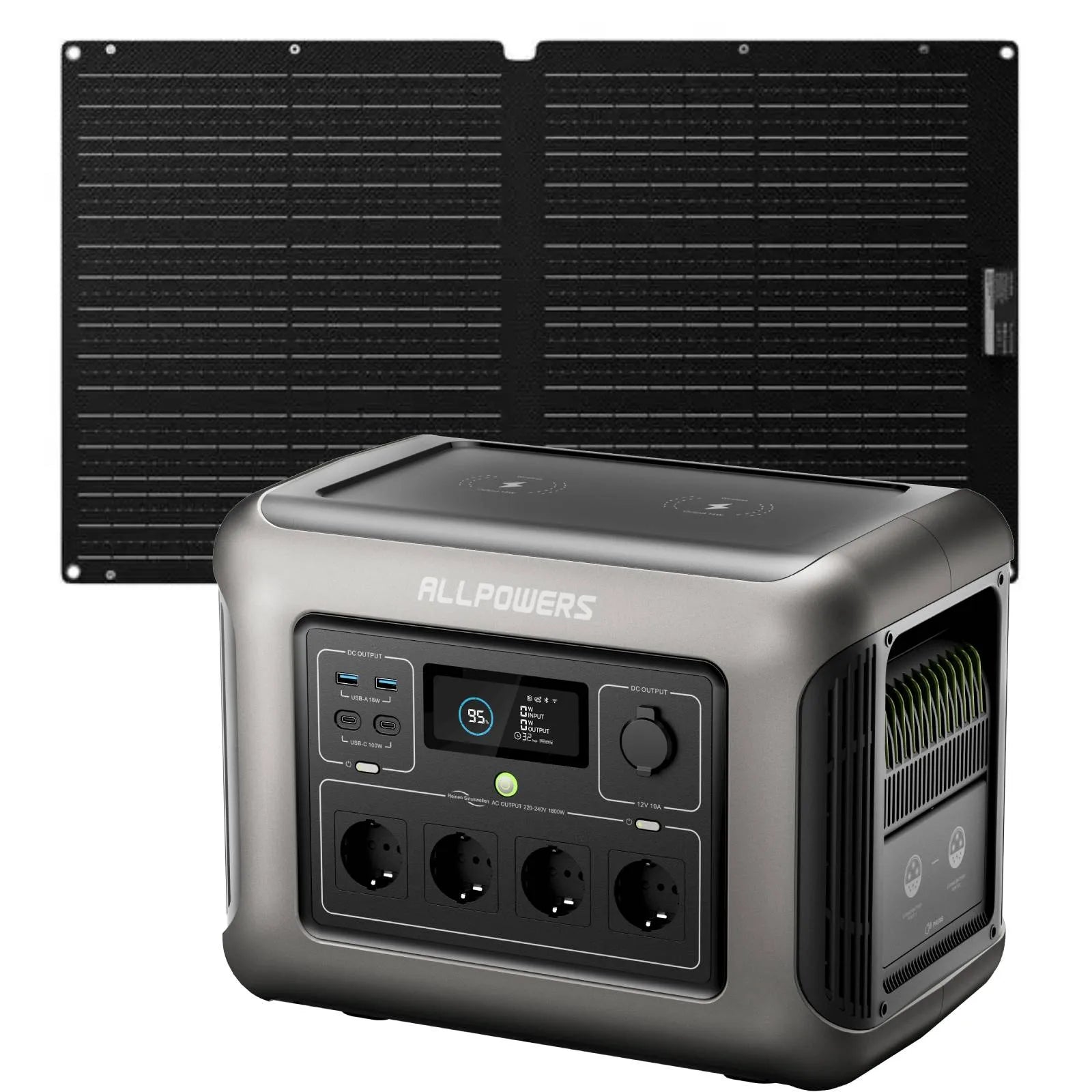 ALLPOWERS R1500 Portable Power Station 1800W 1152Wh LiFeP04 Battery