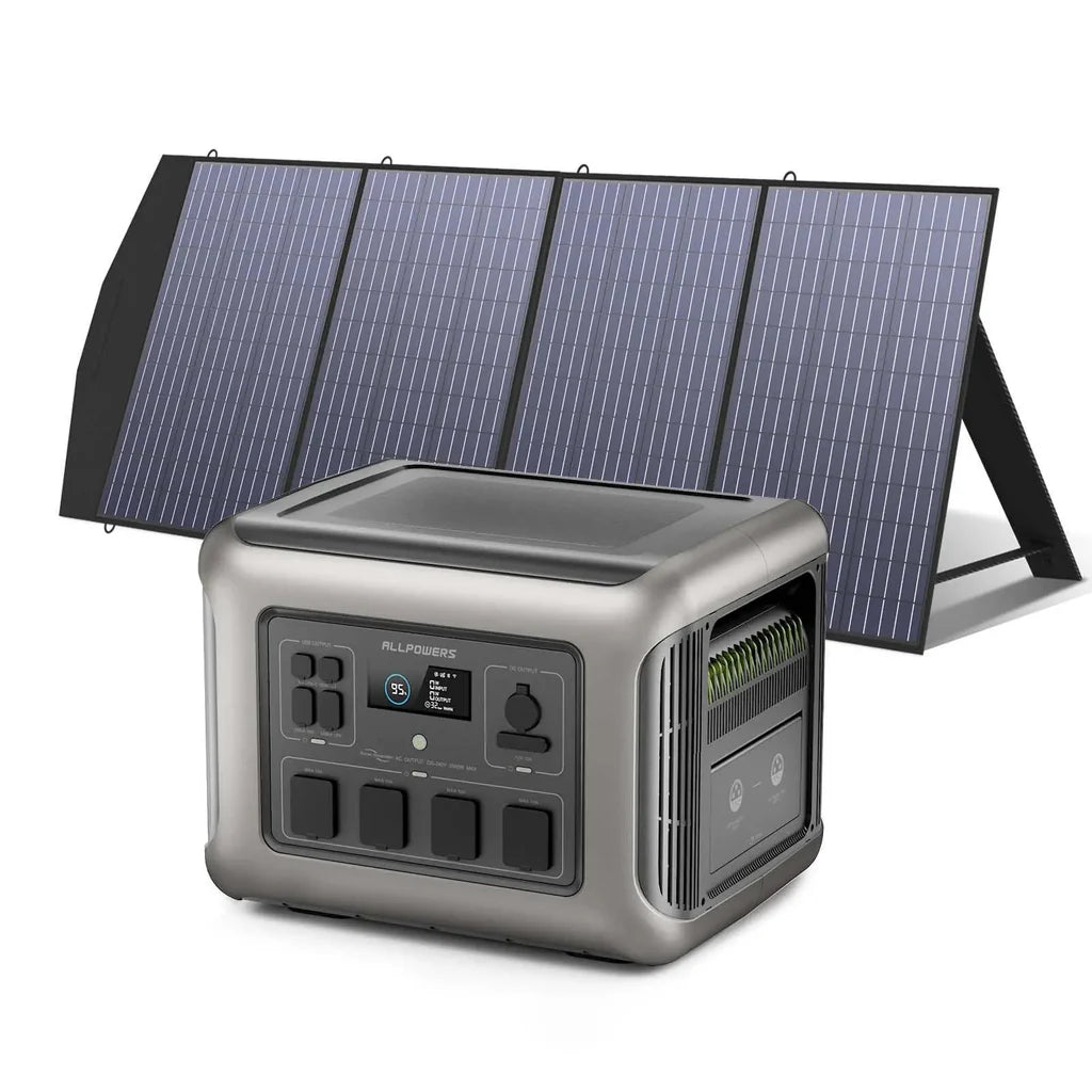 ALLPOWERS R2500-V2 UK Plugs Sockets Portable Power Station 2500W 1920Wh LiFePO4 Battery