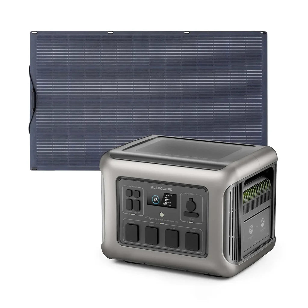 ALLPOWERS R2500-V2 UK Plugs Sockets Portable Power Station 2500W 1920Wh LiFePO4 Battery