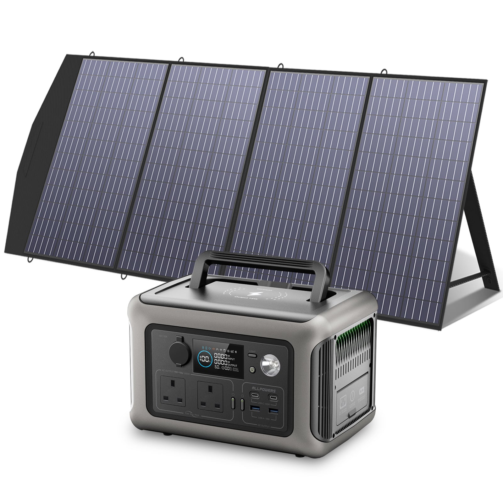 ALLPOWERS R600 Portable Power Station 600W 299Wh LiFeP04 Battery