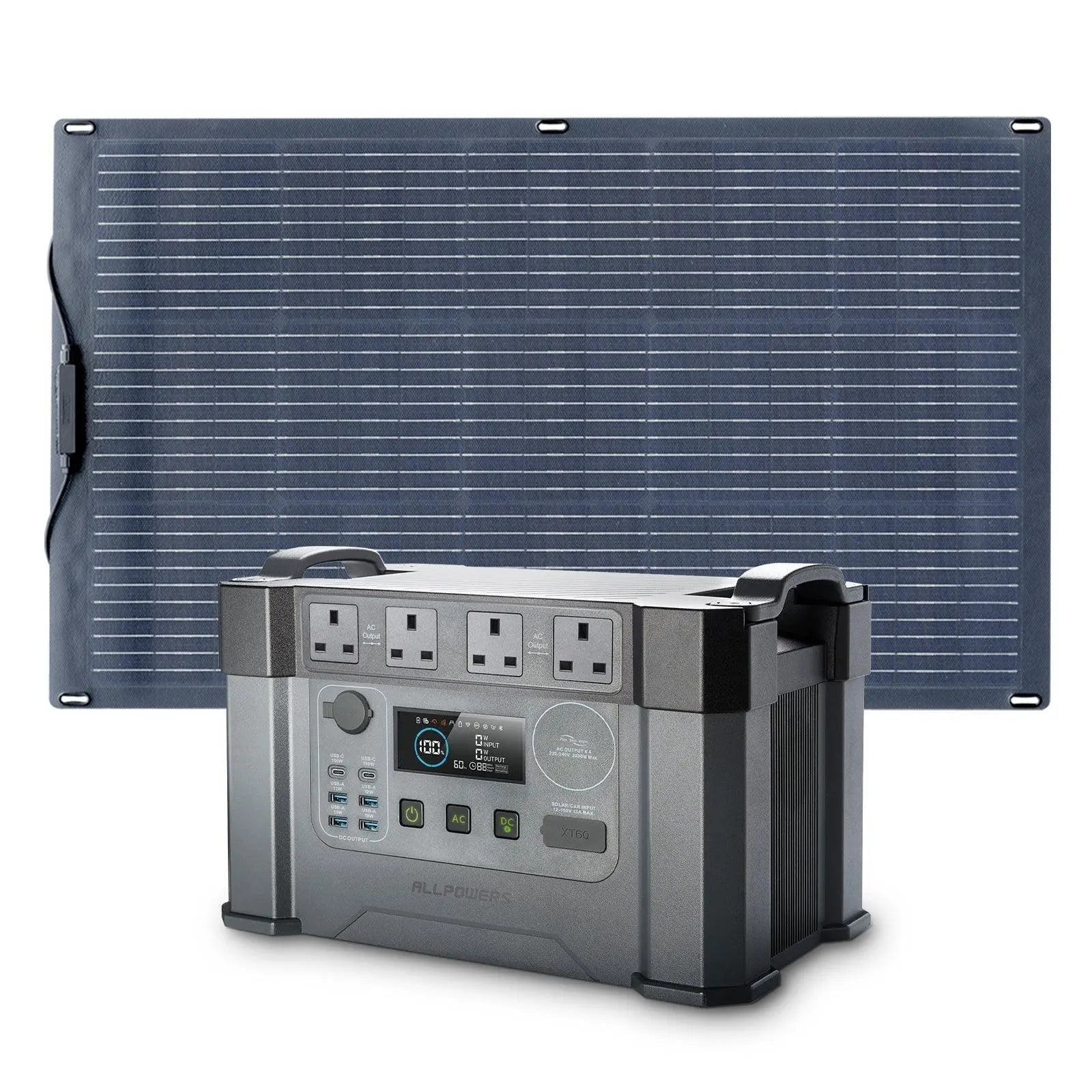 ALLPOWERS S2000 Pro-UK Plugs Sockets Portable Power Station 2400W 1451Wh