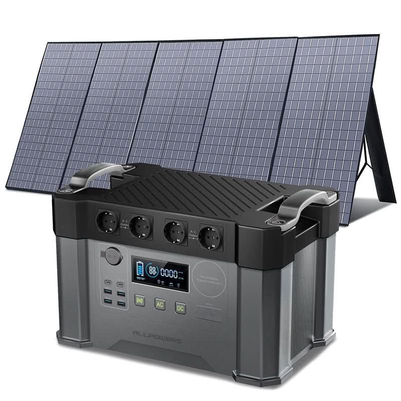 ALLPOWERS Solar Generator Kit 2400W (S2000 Pro + SP037 400W Solar Panel)