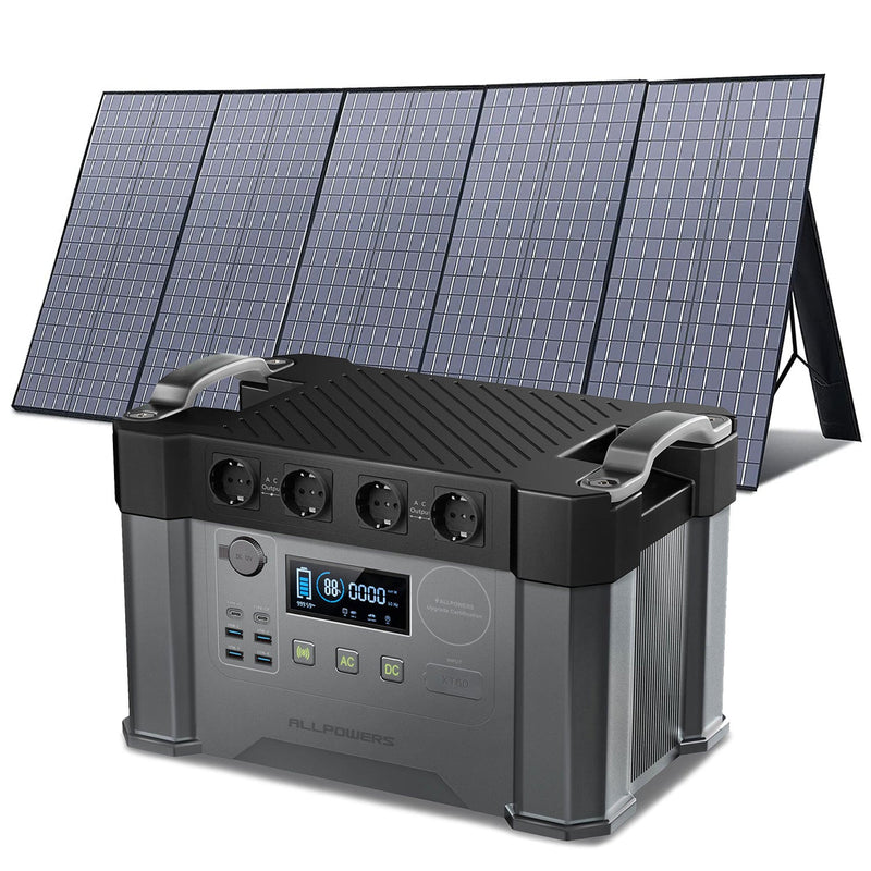 ALLPOWERS Solar Generator Kit 2400W (S2000 Pro + SP037 400W Solar Panel)