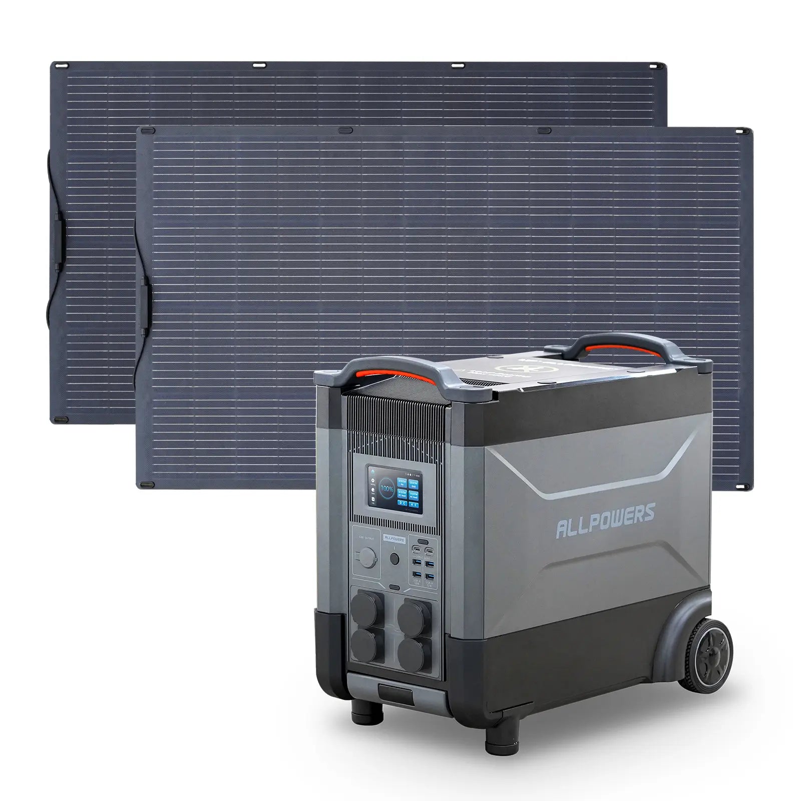 ALLPOWERS Solar Generator Kit 4000W (R4000 + SF200 200W Flexible Solar Panel)